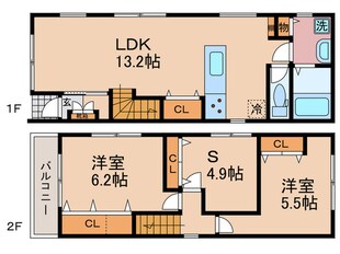 レアーの物件間取画像